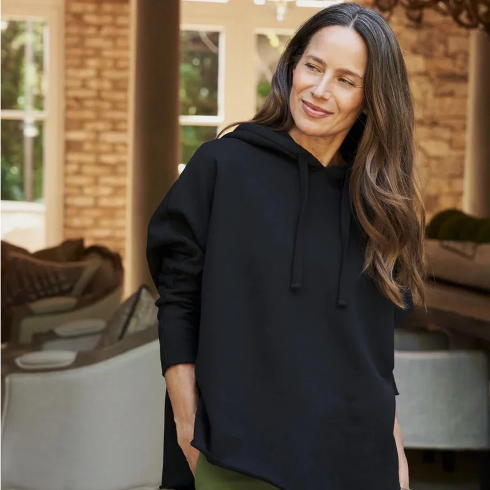 Frank & Eileen Kane Capelet Hoodie Black Medium - Picture 1 of 3